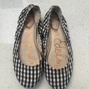 Sam Edelman Gingham Checkered Flats
